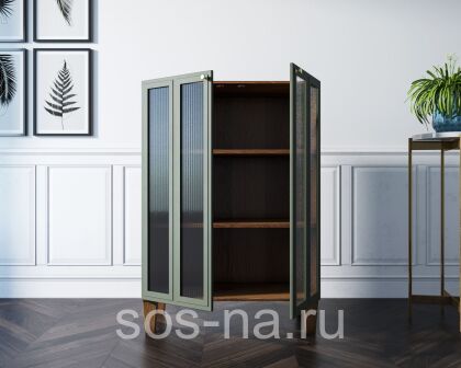 Шкаф витрина 2 двери "Andersen", AN18/1